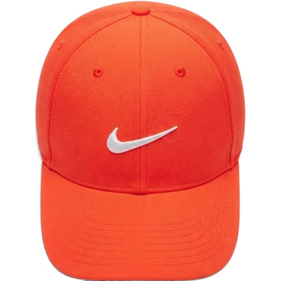 Nike Accessories - Nike Golf 20XI Flexfit Hat Neon Orange Crimson VR Logo Swoosh Cap Womens